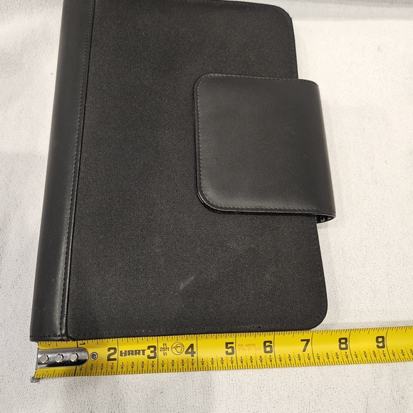 Franklin Covey Black Leather Organizer - Picture 9 of 9
